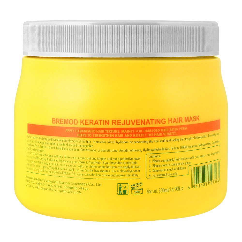 Bremod Keratin Hair Mask, 500ml
