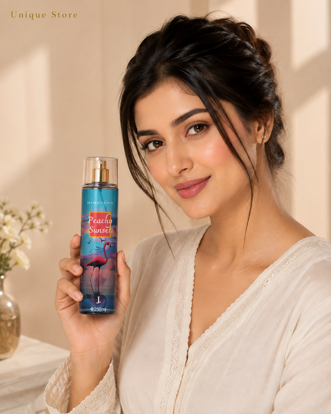 Peachy Sunset Body Mist – Soft Peach & Long-Lasting Fragrance