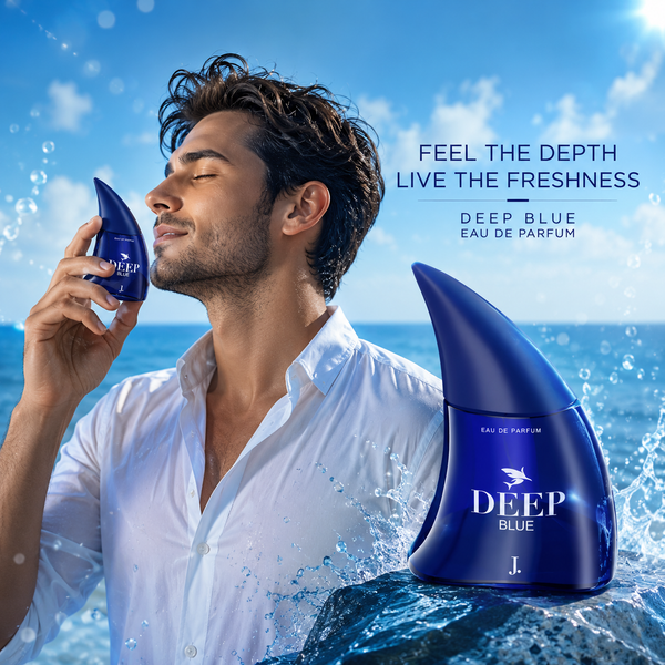 Deep Blue Eau De Parfum – Fresh Oceanic Fragrance for Men