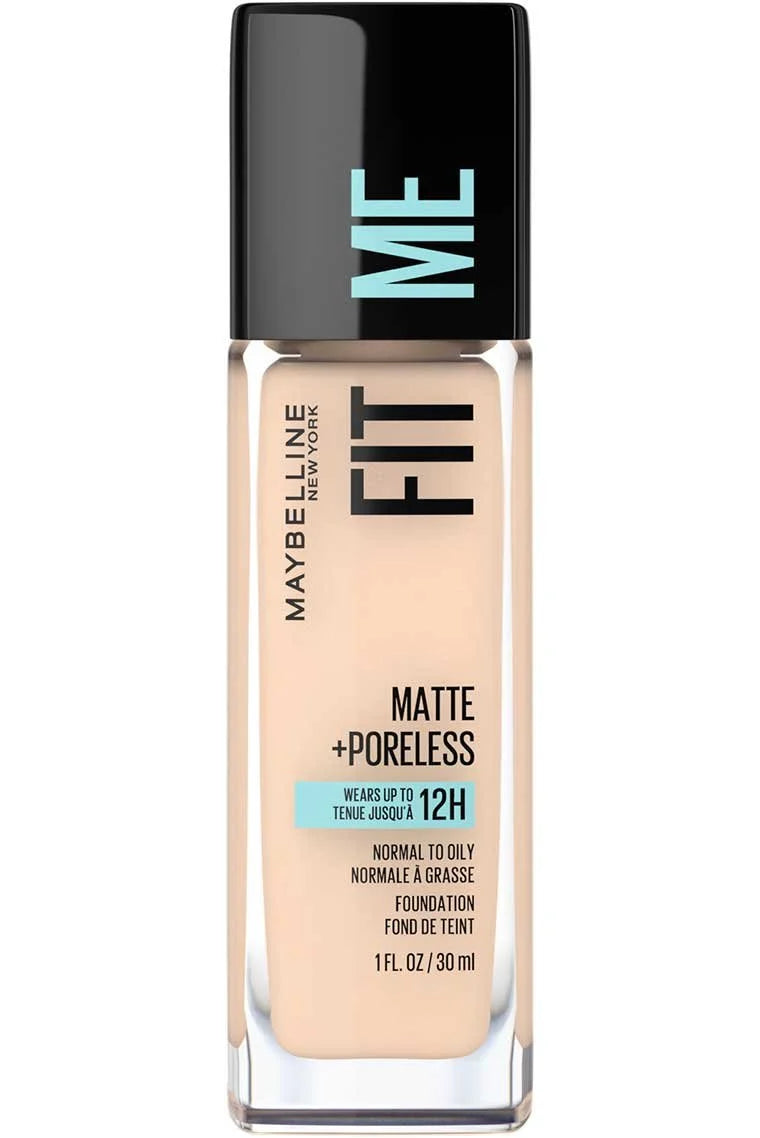 Maybelline Fit Me® Matte + Poreless Foundation Makeup,30ml