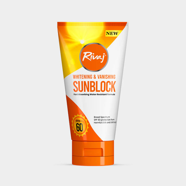 Rivaj SPF60 Whitening & Vanishing Sunblock,100ml
